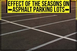 Effect Of The Seasons On Asphalt Parking Lots