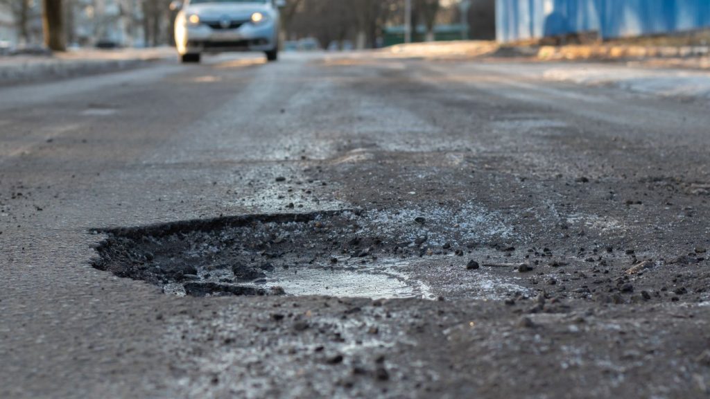 pothole that needs pothole repair