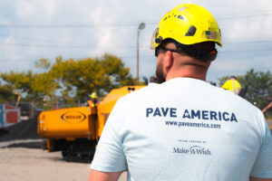 standard paving partners with make a wish