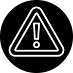 Safety features icon for traffic safety and job site protection solutions
