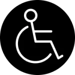 ADA compliant paving icon for accessible parking and walkway solutions