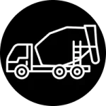 Concrete & Curbing icon for roadway and parking lot installation